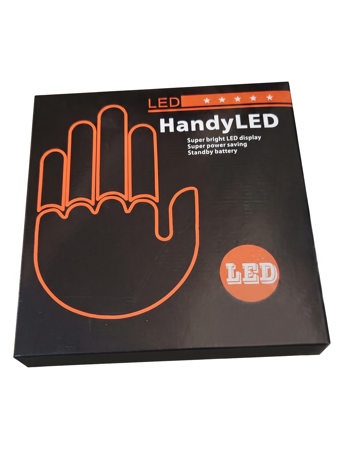 Pudełko HandyLED – świecąca łapka LED do auta